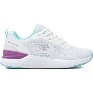 Sneakersy Champion S11647-CHA-WW006 Wht/Lt.Blue/Purple