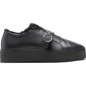 Sneakersy Calvin Klein Platform Cupsole Slip On Ck Hw-L HW0HW01331 Ck Black BAX