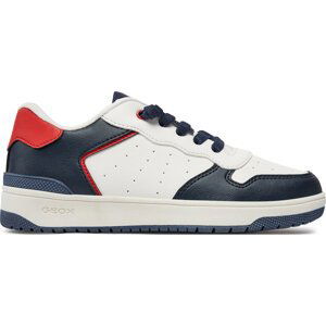 Sneakersy Geox J Washiba Boy J45LQB 05411 C0899 D White/Navy