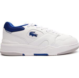 Sneakersy Lacoste Lineshot Contrasted Collar 747SMA0061 Wht/Blu 080