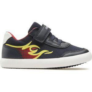 Sneakersy Geox B Gisli Boy B021NA01054C0735 S Navy/Red