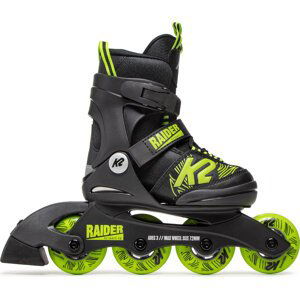 Kolečkové brusle K2 Raider 30G0125 Black/Lime