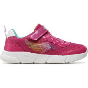 Sneakersy Geox J Aril Girl J35DLD0AS54C8238 DD Fuchsia/Multicolor