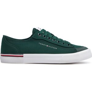 Tenisky Tommy Hilfiger Corporate Vulc Canvas FM0FM04954 Hunter MBP