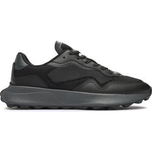 Sneakersy Tommy Jeans Tjm Runner Mix Material EM0EM01259 Black BDS