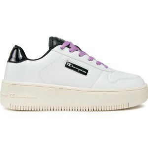 Sneakersy Champion Low Cut Shoe Rebound Plat Metal S11608-WW003 Wht/Nbk/Pink