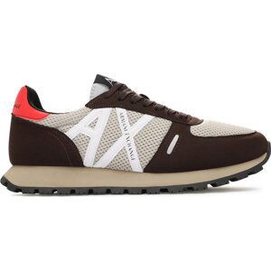 Sneakersy Armani Exchange XUX169 XV660 T047 Choco+Beige