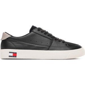 Sneakersy Tommy Jeans Vulcanized Ess EM0EM01106 Černá