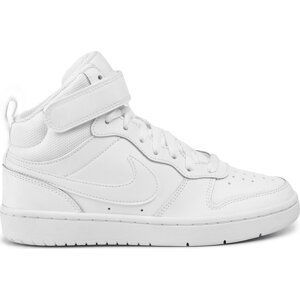 Boty Nike Court Borough Mid 2 (Gs) CD7782 100 White/White/White