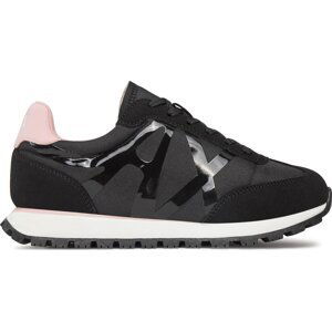 Sneakersy Armani Exchange XDX138 XV732 K700 Black+Rose