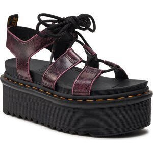 Sandály Dr. Martens Nartilla Xl 31540379 Black+Fondant Pink 379