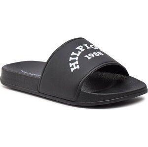 Nazouváky Tommy Hilfiger Logo Pool Slide T3B0-33457-1172 Black 999