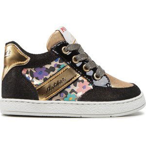 Sneakersy Pom d'Api Print Animal Fl N1SECR0406 M Noir/Dore/Multi