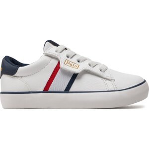 Sneakersy Polo Ralph Lauren RL00572100 C White Tumbled/Navy/Red