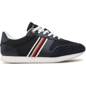 Sneakersy Tommy Hilfiger Essential Runner FW0FW07163 Space Blue