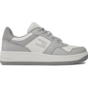 Sneakersy Tommy Jeans Tjm Retro Basket Tonal Logo EM0EM01347 Grey PRQ