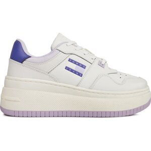 Sneakersy Tommy Hilfiger Tjw Retro Basket Flatform Ess EN0EN02506 Lavender Flower W06