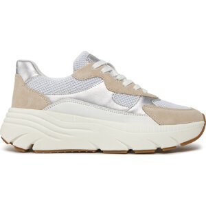 Sneakersy Geox D Diamanta D45UFB 01422 C1ZH6 White/Lt Taupe