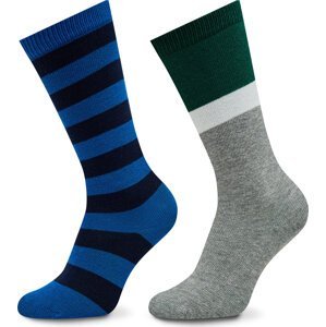 Sada 2 párů vysokých ponožek unisex United Colors Of Benetton 6AO30702B 901