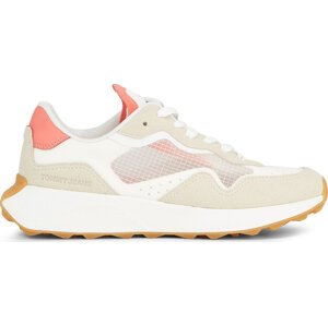 Sneakersy Tommy Jeans Translucent Runner EN0EN02215 Bleached Stone AEV