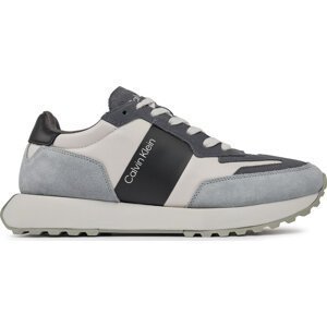 Sneakersy Calvin Klein Low Top Lace Up Mix HM0HM00497 Granite Road/Magnet/Light Grey 0IO