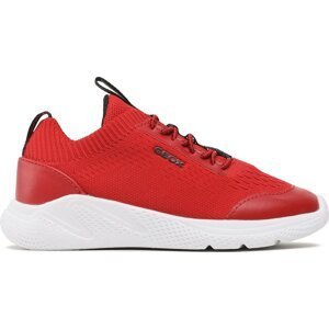 Sneakersy Geox J Sprintye Boy J25GBA0006KC0020 S Červená