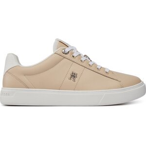 Sneakersy Tommy Hilfiger Essential Elevated Court Sneaker FW0FW07685 White Clay AES