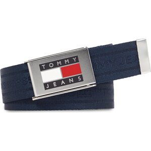 Pánský pásek Tommy Jeans Tjm Heritage Webbing 3.5 AM0AM12342 Dark Night Navy C1G