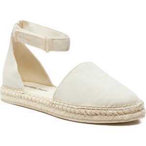 Espadrilky Calvin Klein Jeans Ankle Espadrille Btw YW0YW01027 Creamy White/Bright White 0F9