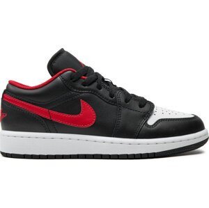 Sneakersy Nike Jordan 1 Low (GS) 553560 063 Černá