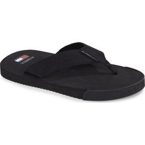 Žabky Tommy Jeans Tjm Elevated Flip Flop EM0EM01393 Black BDS