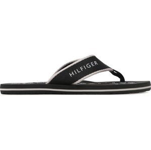 Žabky Tommy Hilfiger Sporty Hilfiger Beach Sandal FM0FM04469 Black BDS