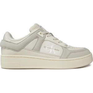 Sneakersy Calvin Klein Jeans Basket Cupsole Low Mix Ml Fad YW0YW01301 Creamy White/Eggshell 0GF