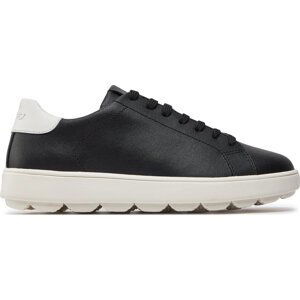 Sneakersy Geox D Spherica Ecub-1 D45WEA 0009B C0127 Black/White