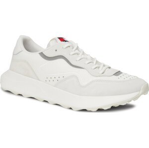 Sneakersy Tommy Jeans Tjm Runner Mix Material EM0EM01381 Ecru YBL