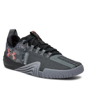 Boty Under Armour Ua Tribase Reign 6 Q1 3027352-400 Gray Void/Pitch Gray/Rush Red