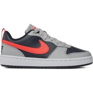 Boty Nike Court Borough Low Recraft (GS) DV5456 003 Lt Smoke Grey/Bright Crimson