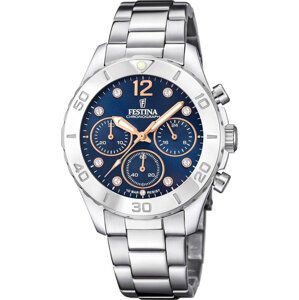 Hodinky Festina Boyfriend Chronograph F20603/3 Silver/Silver