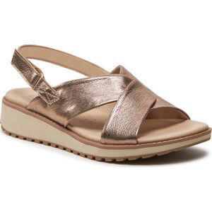 Sandály Caprice 9-28703-42 Taupe Metallic 341