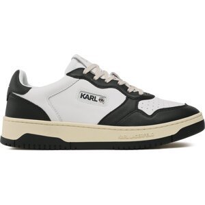 Sneakersy KARL LAGERFELD KL53020 Black/White Lthr