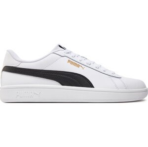 Sneakersy Puma Smash 3.0 390987-11 Puma White/Puma Black/Puma Gold