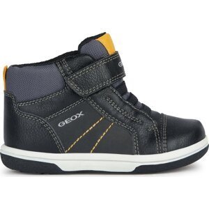 Sneakersy Geox B Flick Boy B3637A 0MEFU C9154 S Black/Curry
