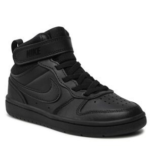 Boty Nike Court Borough Mid 2 (Psv) CD7783 001 Black/Black/Black