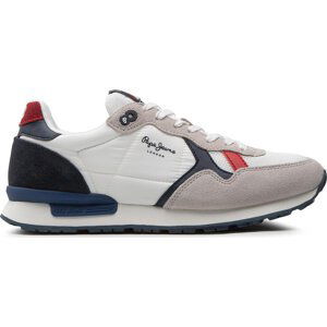 Sneakersy Pepe Jeans Britt Man Studio PMS30851 White 800