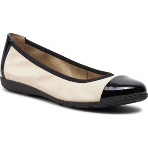 Baleríny Caprice 9-22152-42 Cream/Black 441