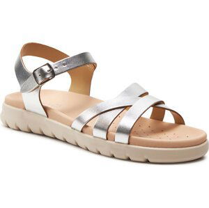 Sandály Geox J Sandal Soleima Gir J45GSA 000CF C1007 D Silver