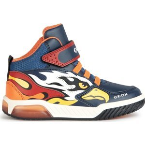 Sneakersy Geox J Inek Boy J369CB 0BU11 C0659 DD Navy/Orange