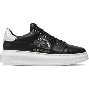 Sneakersy KARL LAGERFELD KL52539 000 Black Lthr