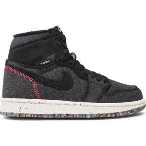 Boty Nike Air Jordan 1 High Zoom CW2414 001 Black/Flash Crimson/Wolf Grey