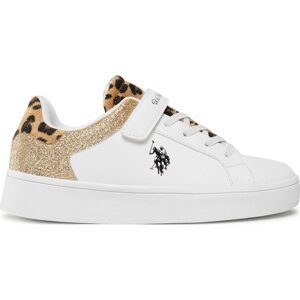 Sneakersy U.S. Polo Assn. BRYGIT001 Whi-Gol02